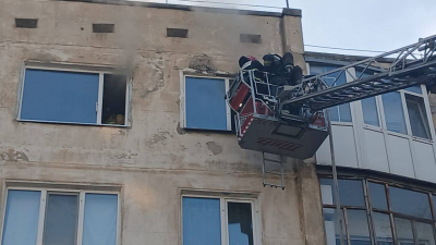 В Кокшетау спасли от огня пожилую женщину и ее кошку