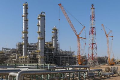 На Тенгизе строят крупнейший в РК газосепарационный комплекс — старт дан
